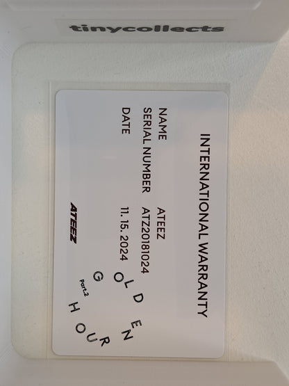 Yunho Album incl. Diary Z ver. Golden Hour part 2