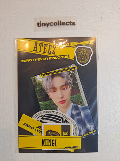 Mingi Japan FC limited benefit sticker A ver. ZERO: Fever Epilogue ATEEZ