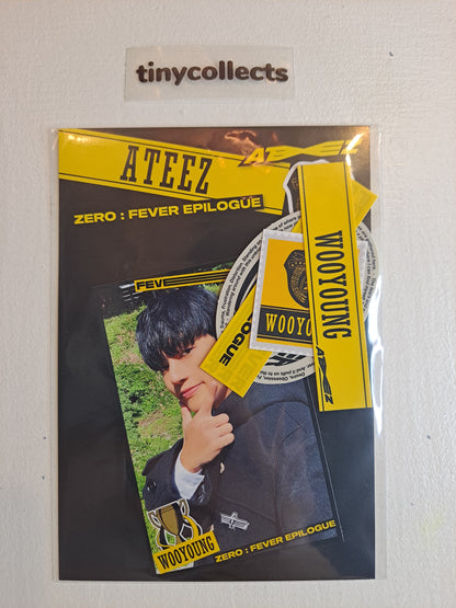 Wooyoung Japan FC limited benefit sticker A ver. ZERO: Fever Epilogue ATEEZ
