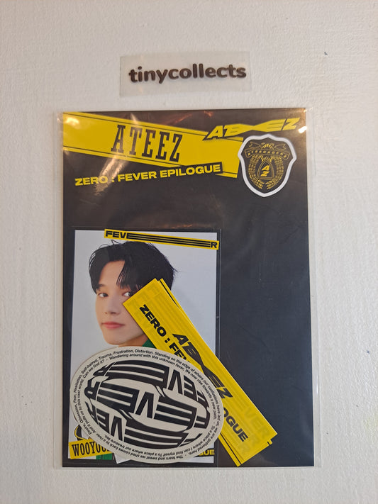 Wooyoung Japan FC limited benefit sticker Z ver. ZERO: Fever Epilogue ATEEZ