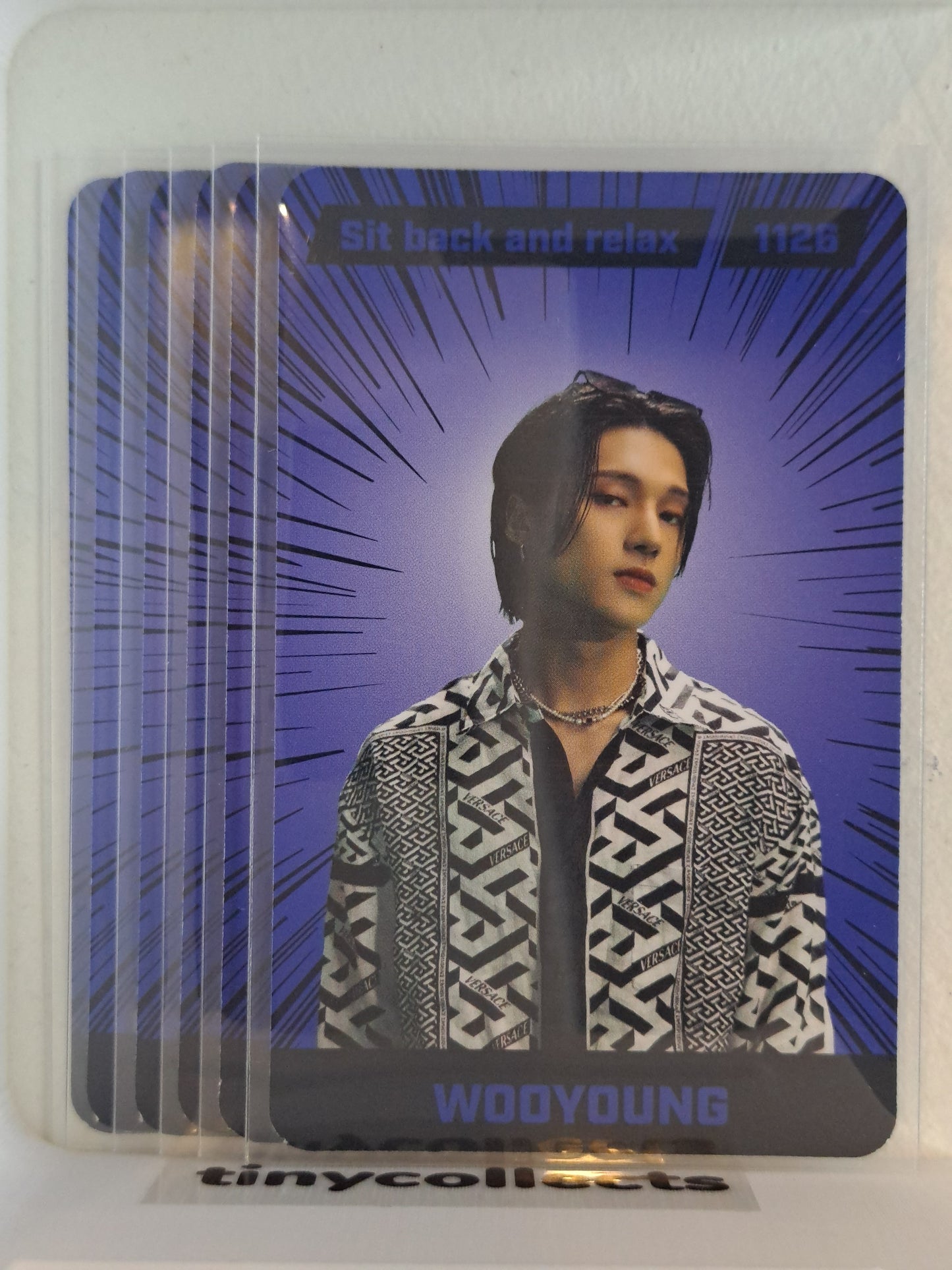 Wooyoung Platform incl. Image card full set The World Ep. 2: Outlaw