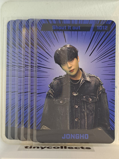 Jongho Platform incl. Image card full set The World Ep. 2: Outlaw