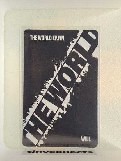 San Platform incl. Photocard ver. The World Ep.Fin: Will