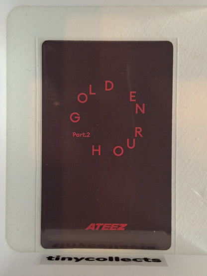 Hongjoong Toktoq Album pob Golden Hour part 2