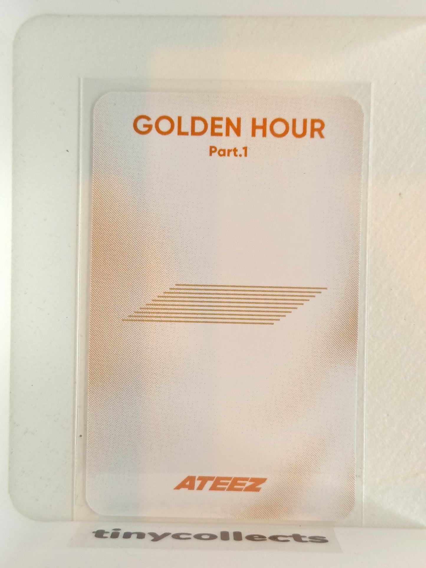 San Platform incl. Photocard ver. A Golden Hour part 1