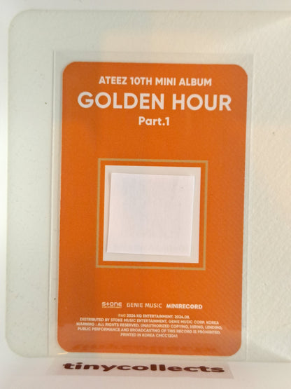 Yeosang Platform incl. ver. QR/mini Golden Hour part 1