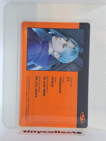 Yeosang Album incl. Z ver. ID card The World Ep.1: Movement