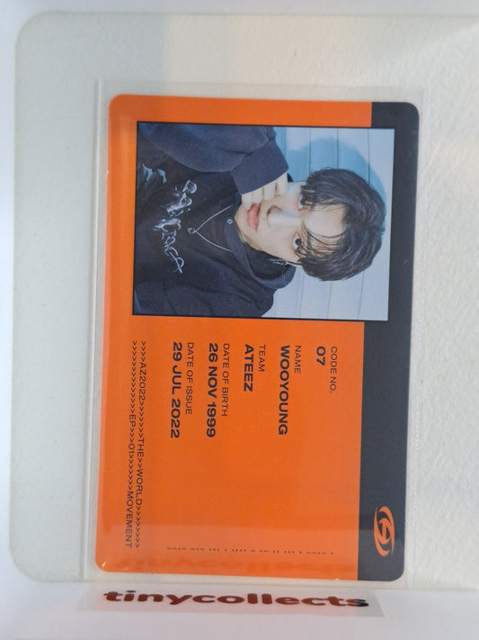 Wooyoung Album incl. Z ver. ID card The World Ep.1: Movement