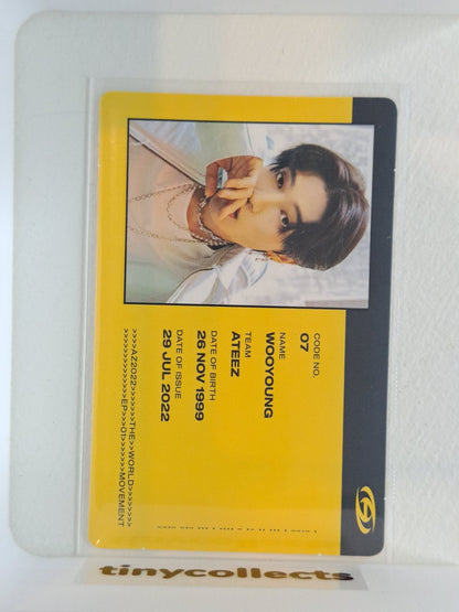 Wooyoung Album incl. D ver. ID card The World Ep.1: Movement