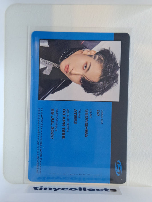 Seonghwa Album incl. A ver. ID card The World Ep.1: Movement