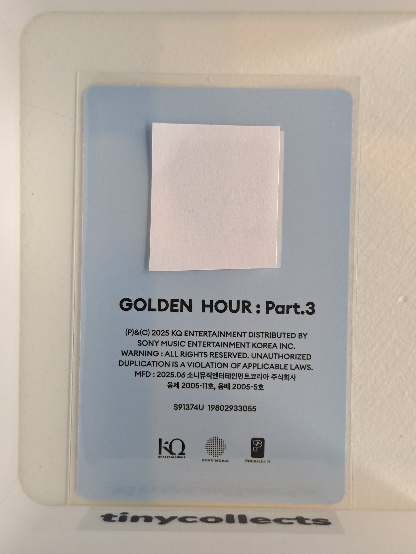 ATEEZ Poca incl. QR ver. 1 Golden Hour part 3