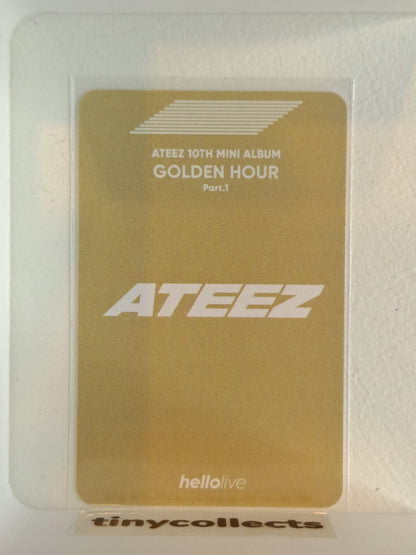 Yunho Hellolive 2.0 pob Golden Hour Part 1 ATEEZ
