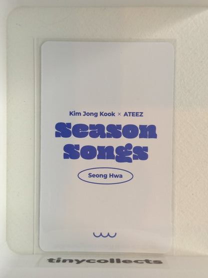 Seonghwa Season Songs album incl. 2