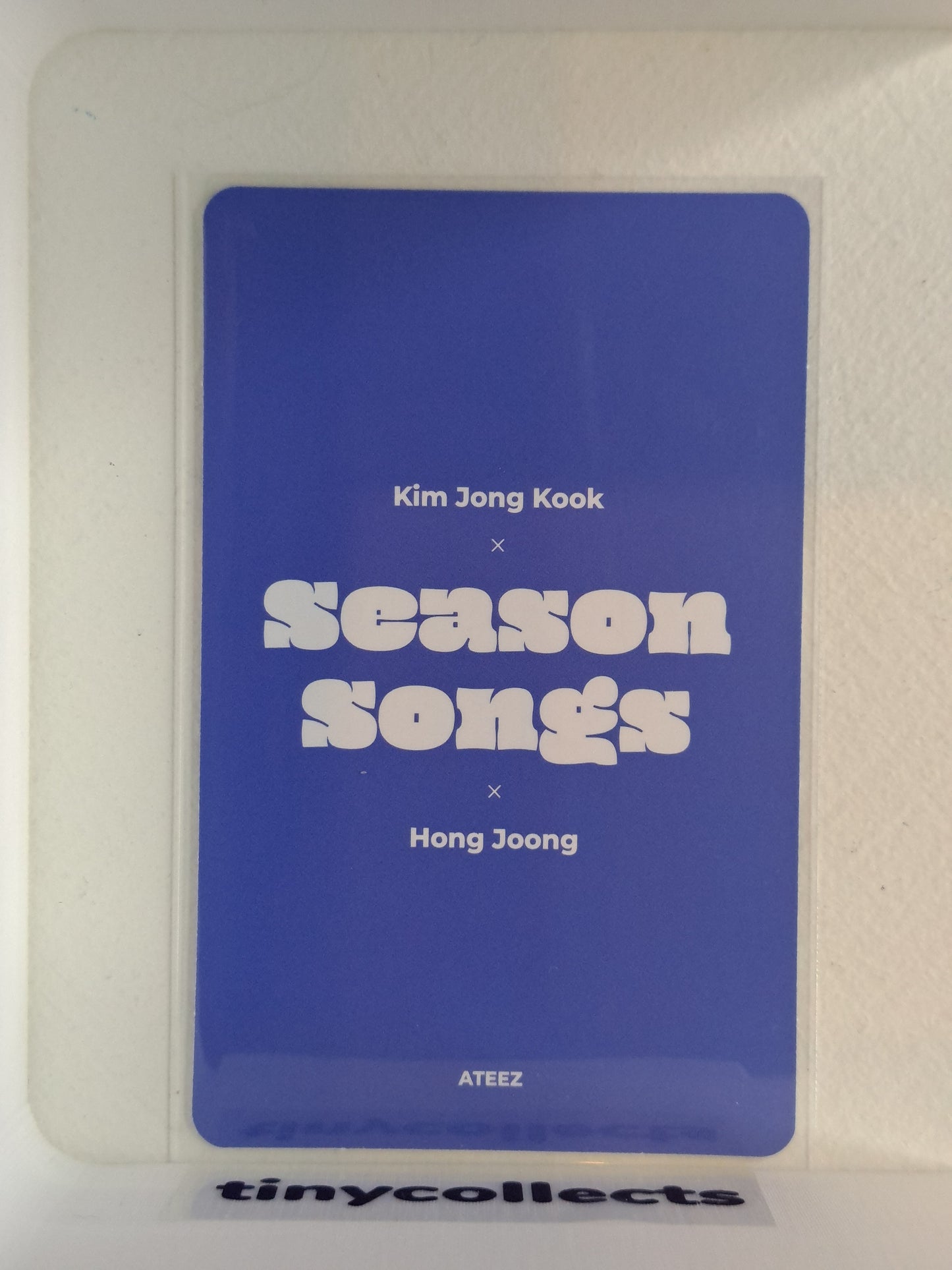 Hongjoong Jongkook Season Songs album incl. unit