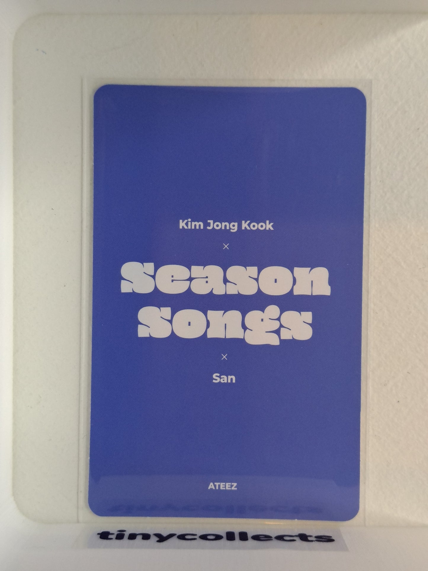 San Jongkook Season Songs album incl. unit