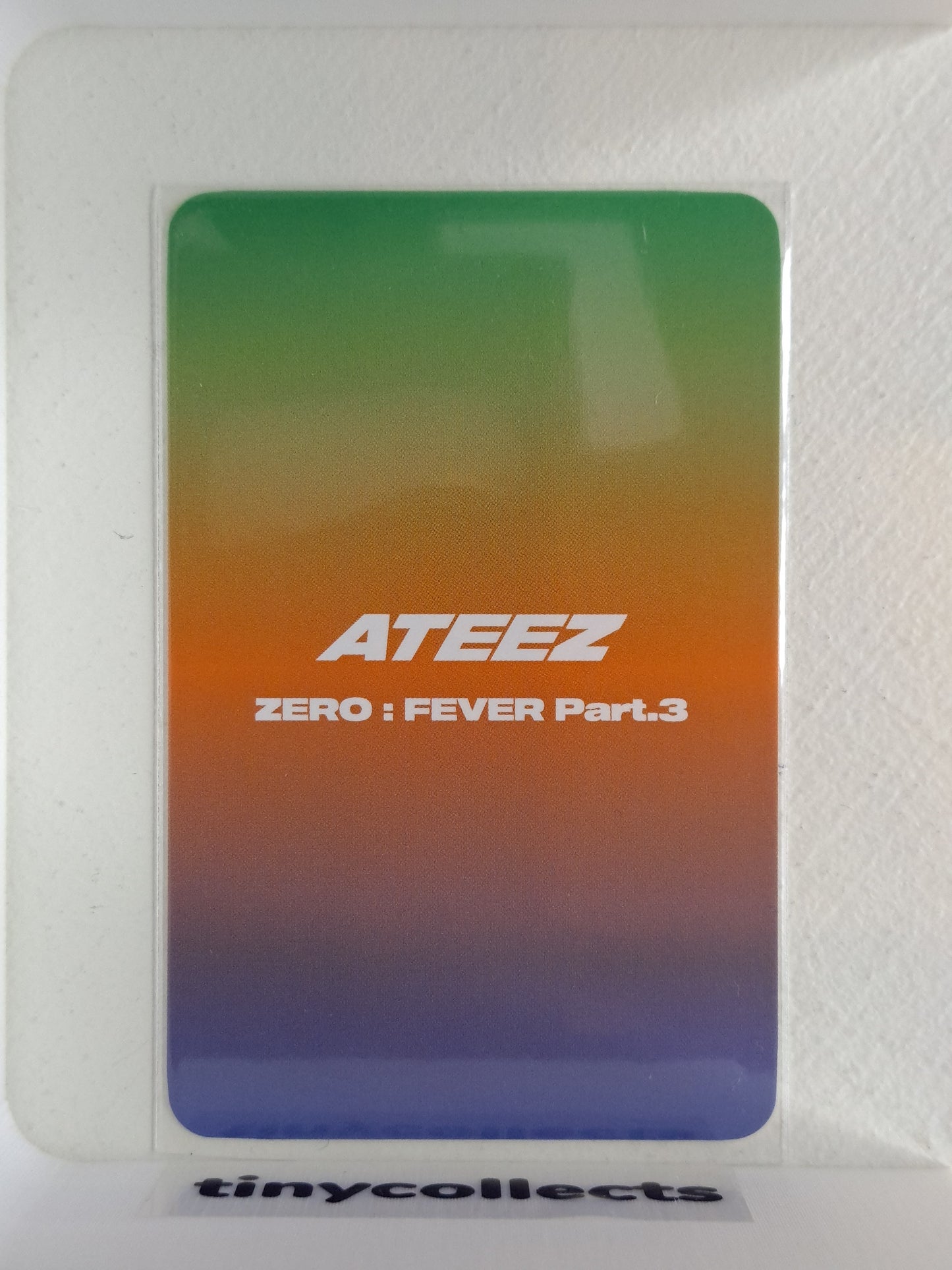 Hongjoong Everline pob 5.0 ZERO: Fever part 3 ATEEZ