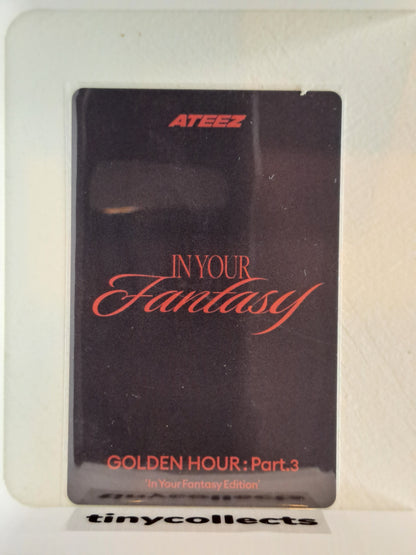 Hongjoong IYF limited incl. Photocard ver. 1 Golden Hour part 3 ATEEZ
