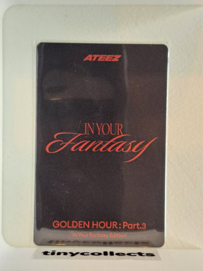 Yunho IYF limited incl. Photocard ver. 1 Golden Hour part 3 ATEEZ