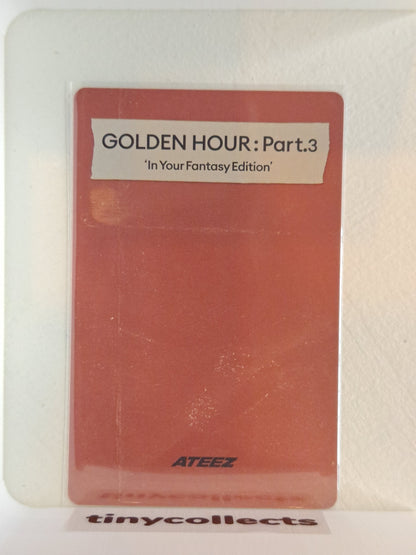 San IYF limited incl. Photocard ver. 2 Golden Hour part 3 ATEEZ