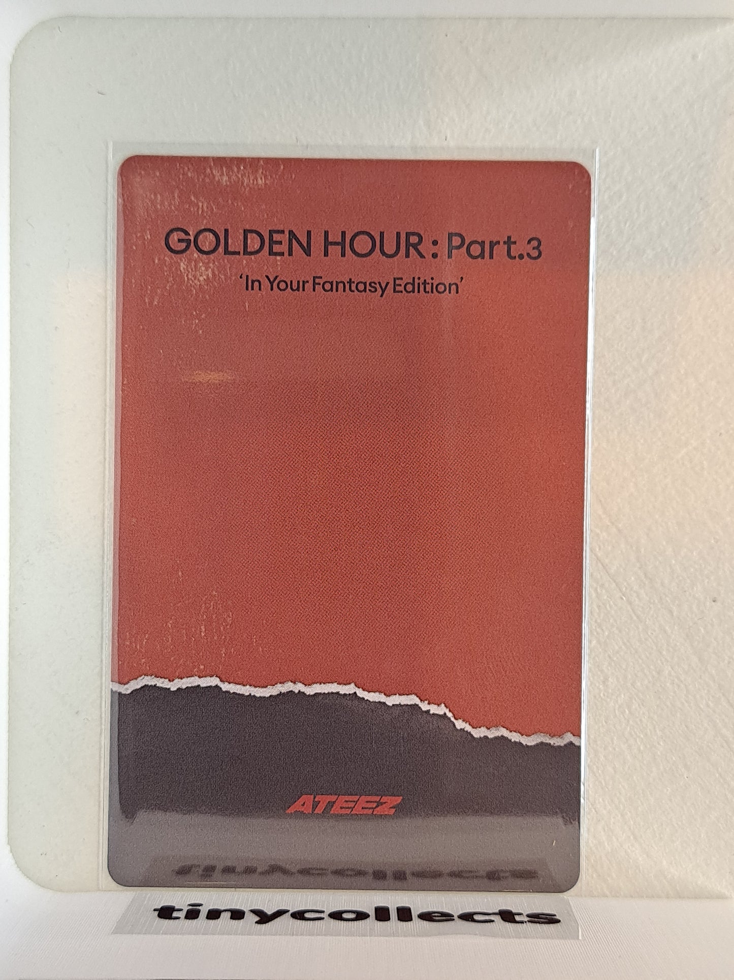 San IYF limited incl. Photocard ver. 3 Golden Hour part 3 ATEEZ