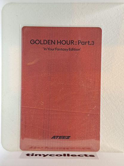Yunho IYF limited incl. Photocard ver. 4 Golden Hour part 3 ATEEZ