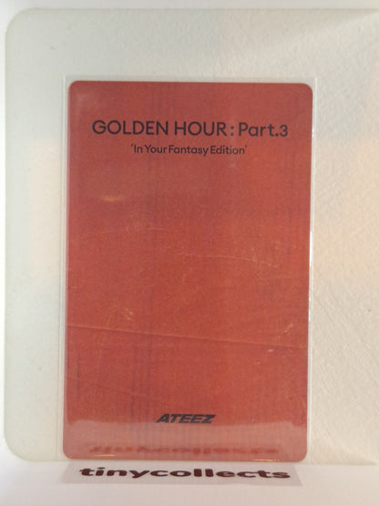 San IYF limited incl. Photocard ver. 4 Golden Hour part 3 ATEEZ