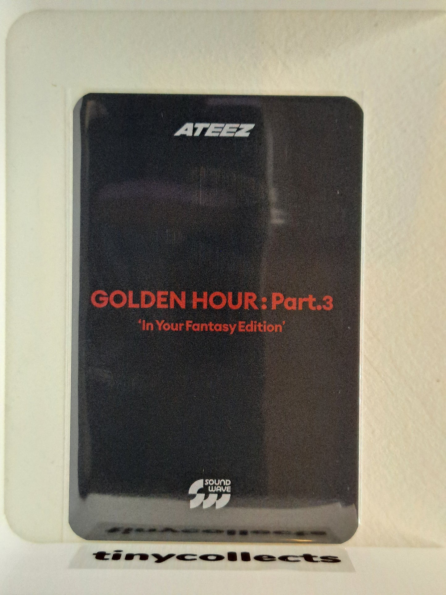 Wooyoung Soundwave 1.0 POB Golden Hour part 3: IYF Limited ATEEZ