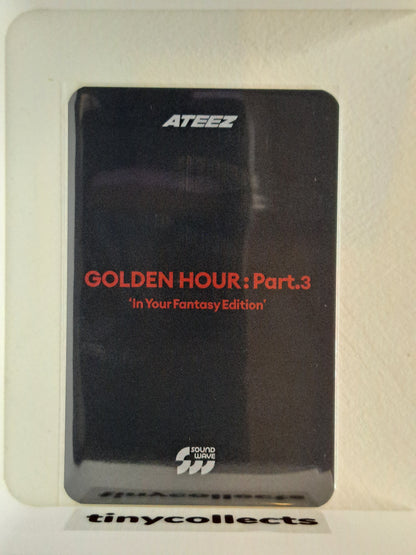 Wooyoung Soundwave 1.0 POB Golden Hour part 3: IYF Limited ATEEZ