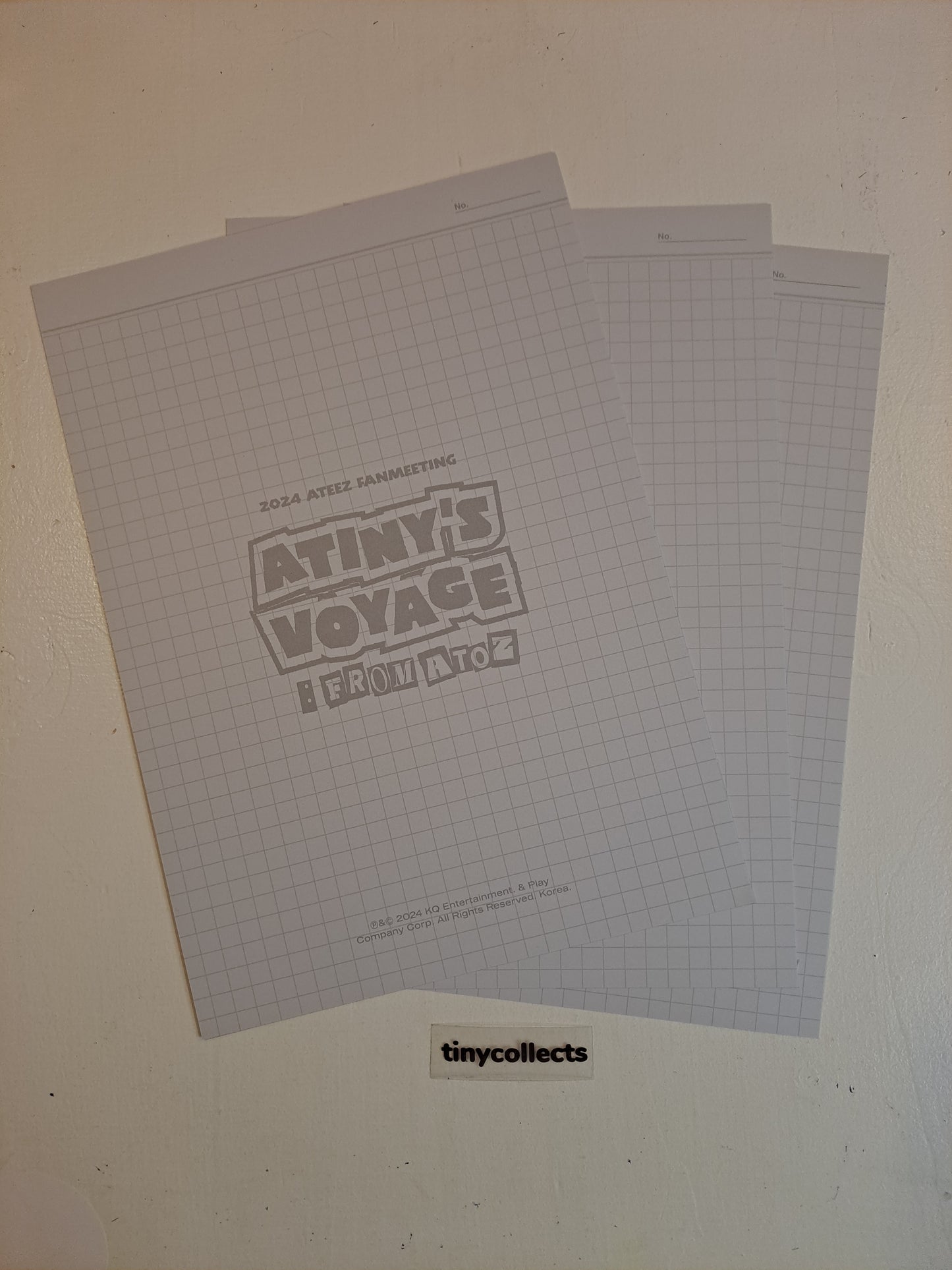 Jongho Poster set Atiny's Voyage: From A to Z MD ATEEZ