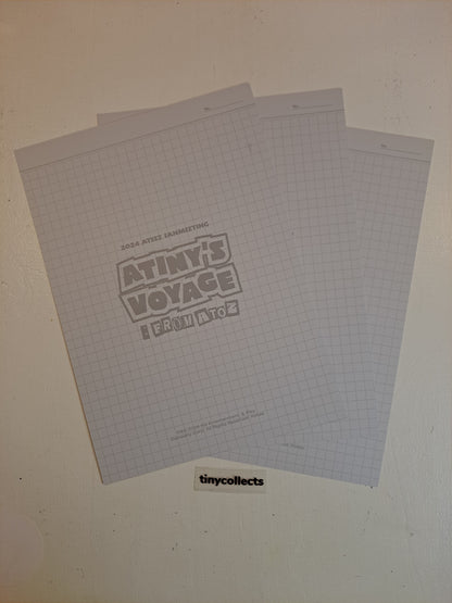 Wooyoung Poster set Atiny's Voyage: From A to Z MD ATEEZ