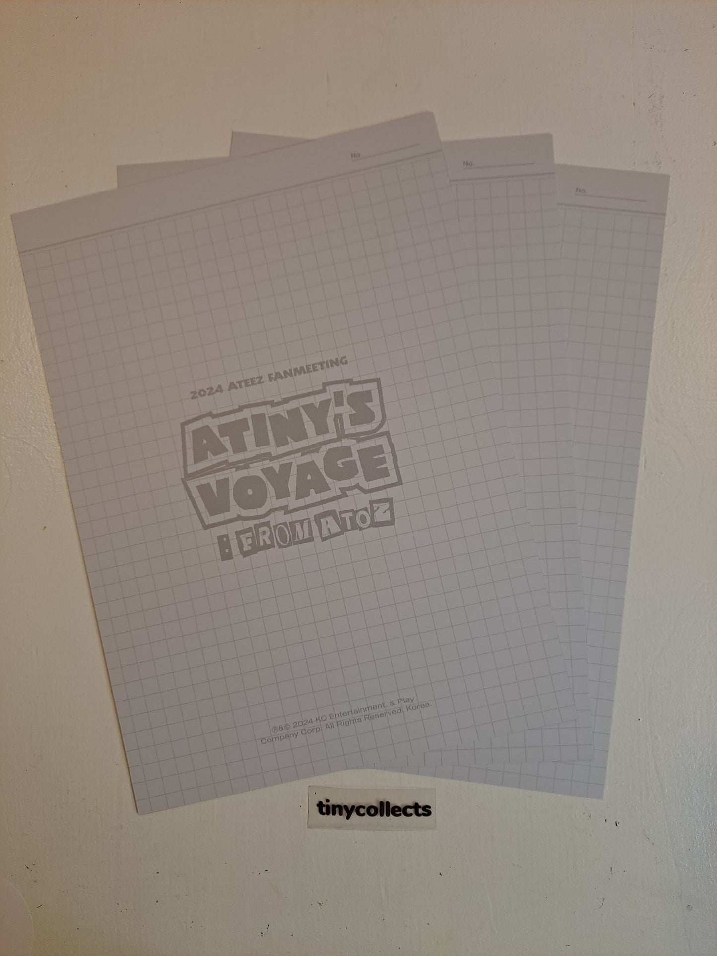 Mingi Poster set Atiny's Voyage: From A to Z MD ATEEZ