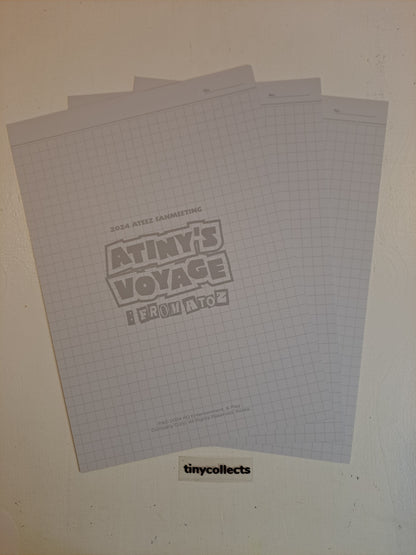 Mingi Poster set Atiny's Voyage: From A to Z MD ATEEZ