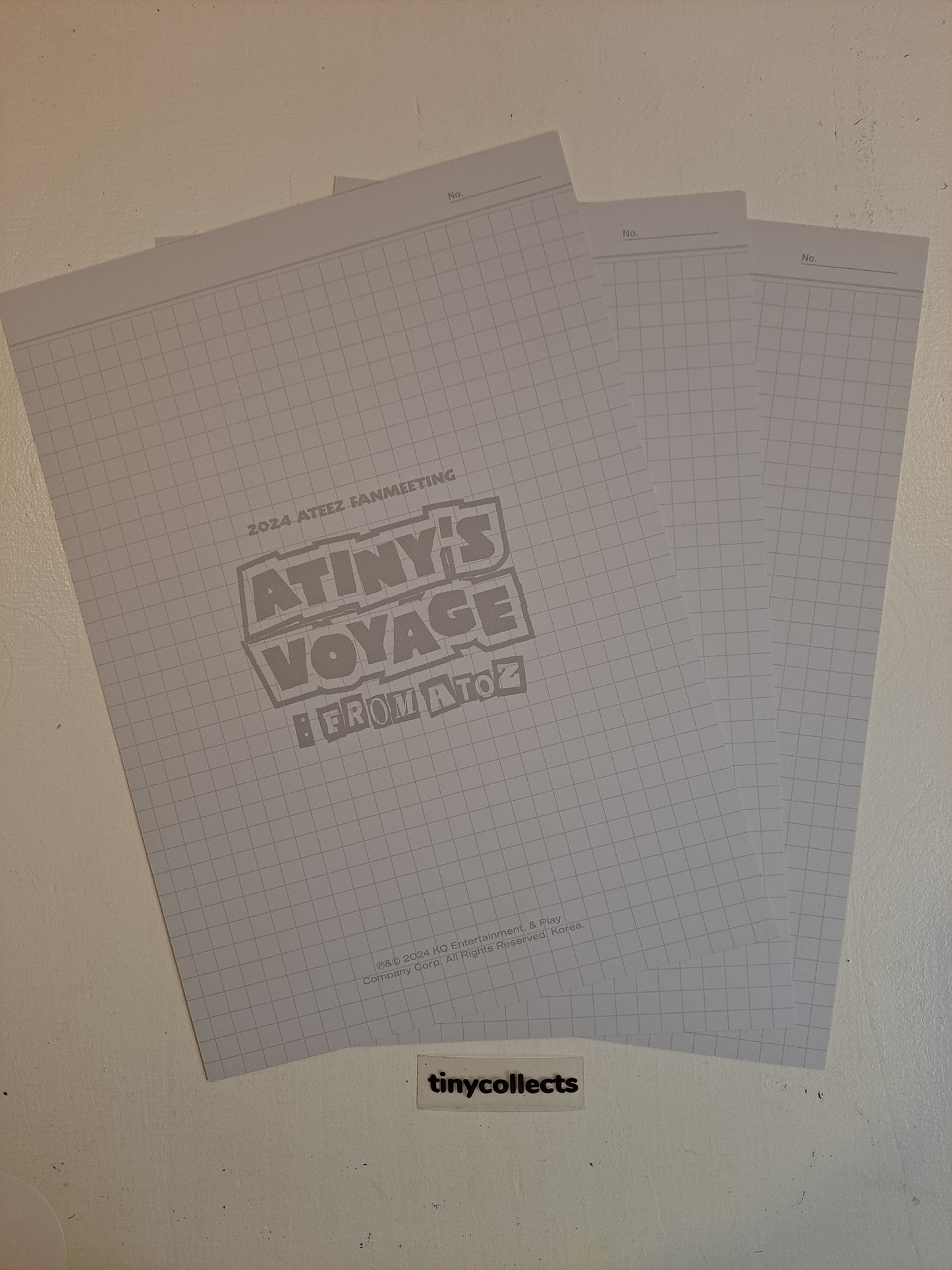Yeosang Poster set Atiny's Voyage: From A to Z MD ATEEZ