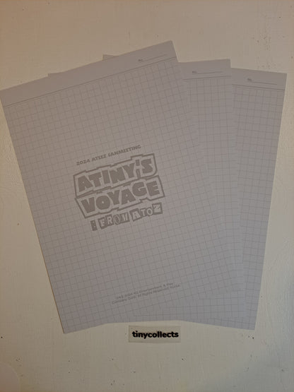 Yeosang Poster set Atiny's Voyage: From A to Z MD ATEEZ