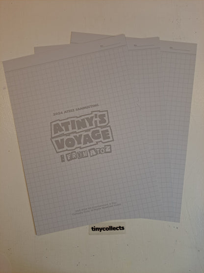 Seonghwa Poster set Atiny's Voyage: From A to Z MD ATEEZ