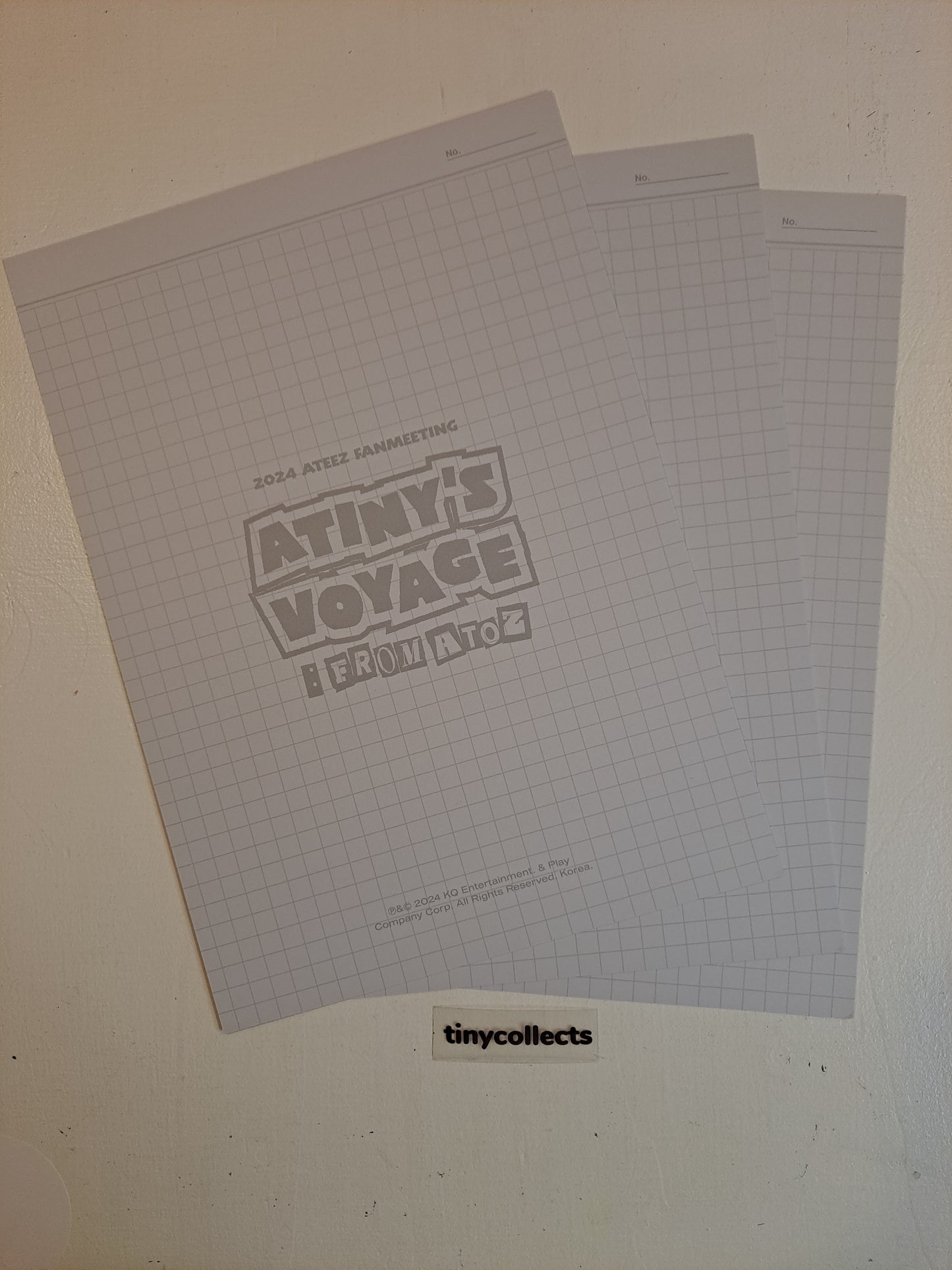 Hongjoong Poster set Atiny's Voyage: From A to Z MD ATEEZ