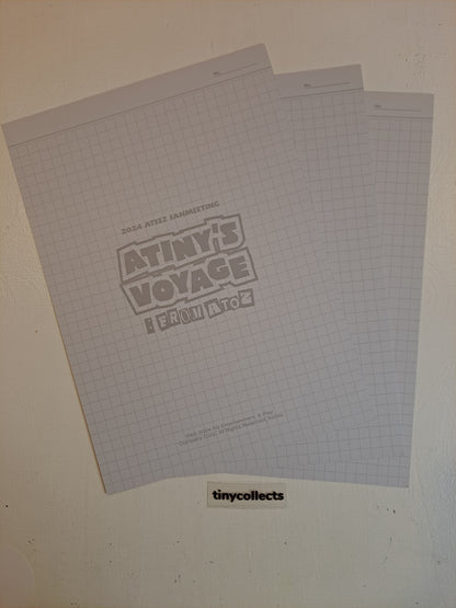 Hongjoong Poster set Atiny's Voyage: From A to Z MD ATEEZ