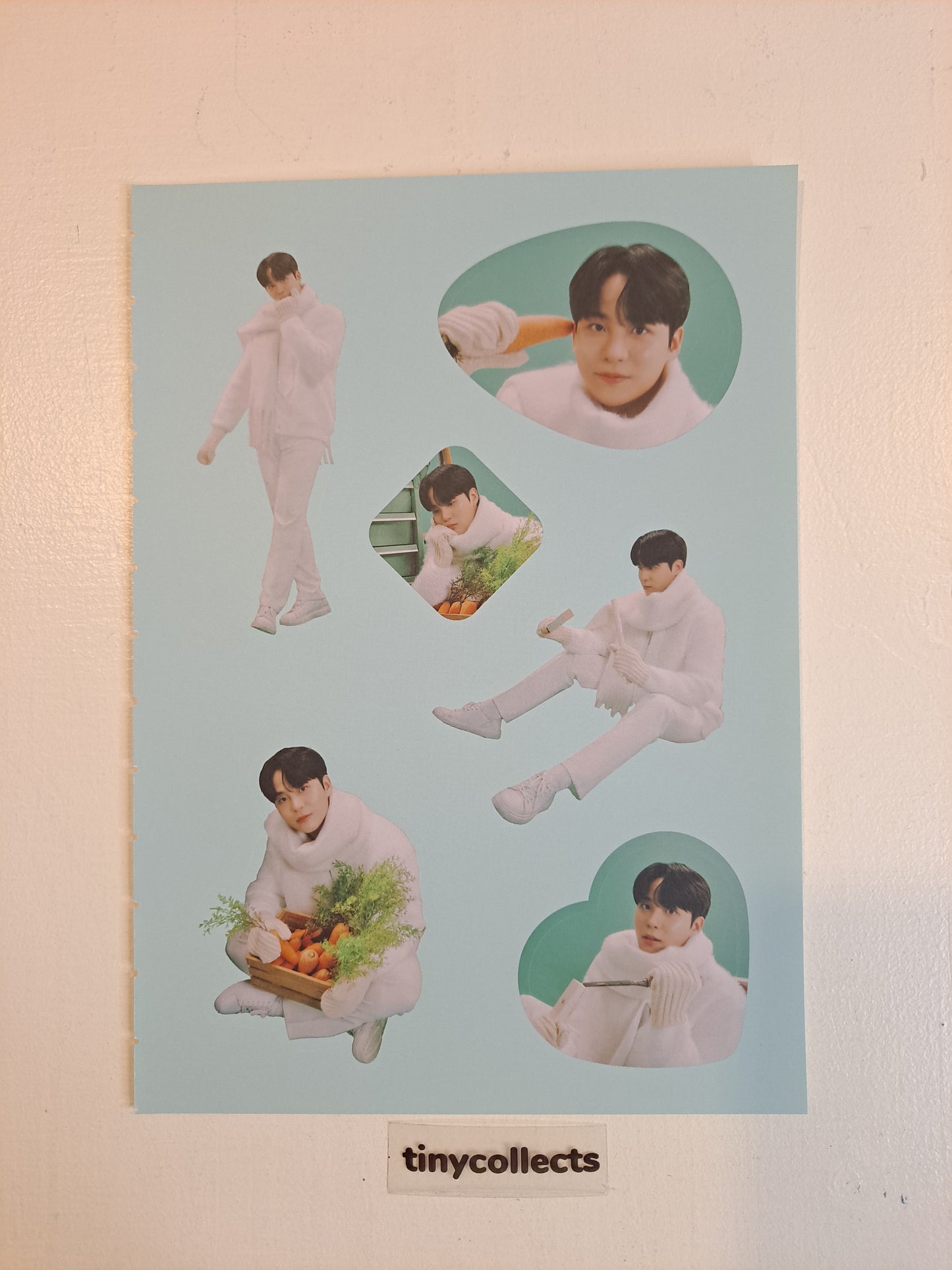 Jongho Sticker sheet set Winter Special MD: Snowman Factory ATEEZ
