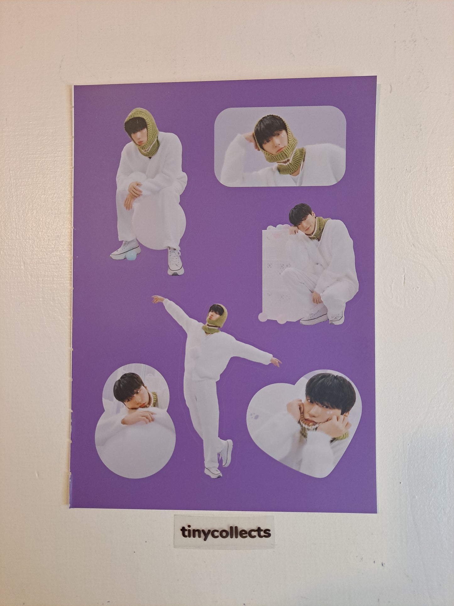 San Sticker sheet set Winter Special MD: Snowman Factory ATEEZ