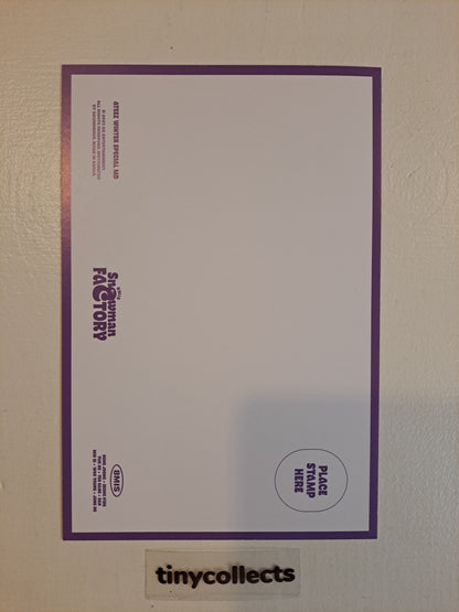 Jongho Postcard set Winter Special MD: Snowman Factory ATEEZ