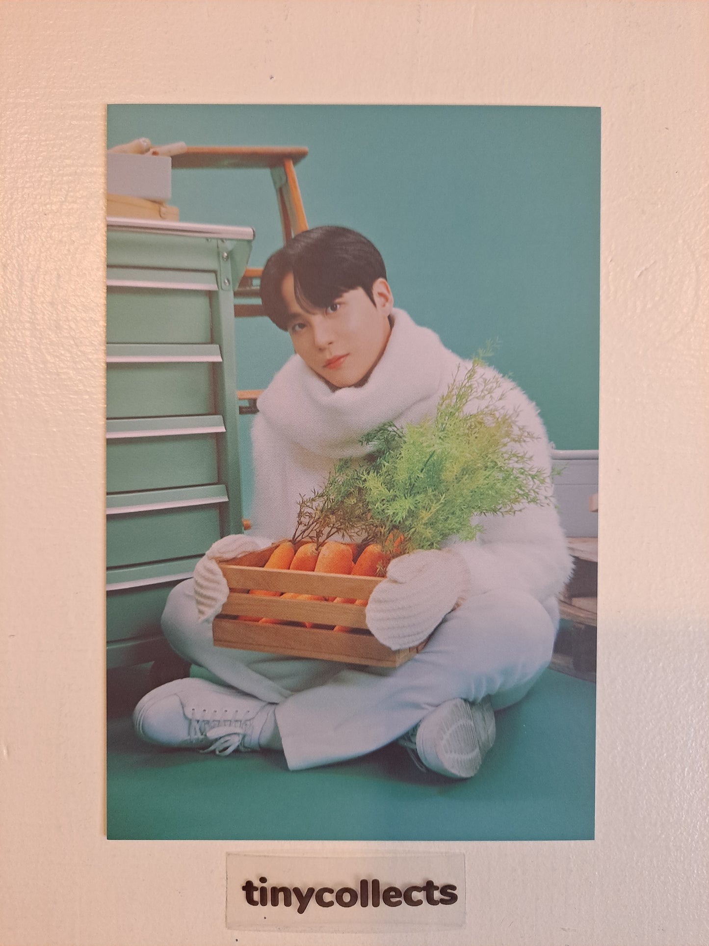 Jongho Postcard set Winter Special MD: Snowman Factory ATEEZ