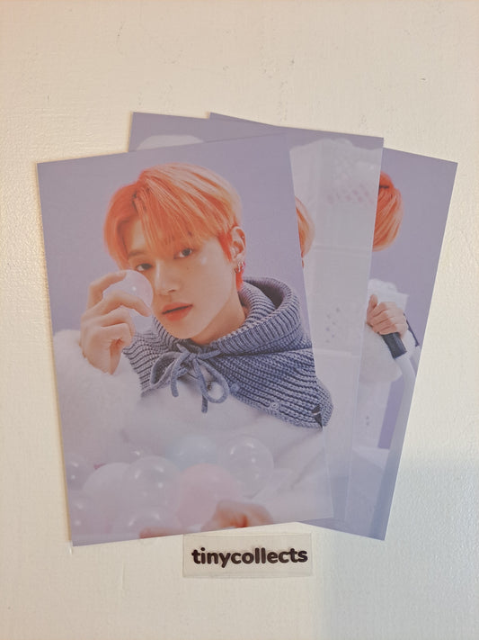 Wooyoung Postcard set Winter Special MD: Snowman Factory ATEEZ