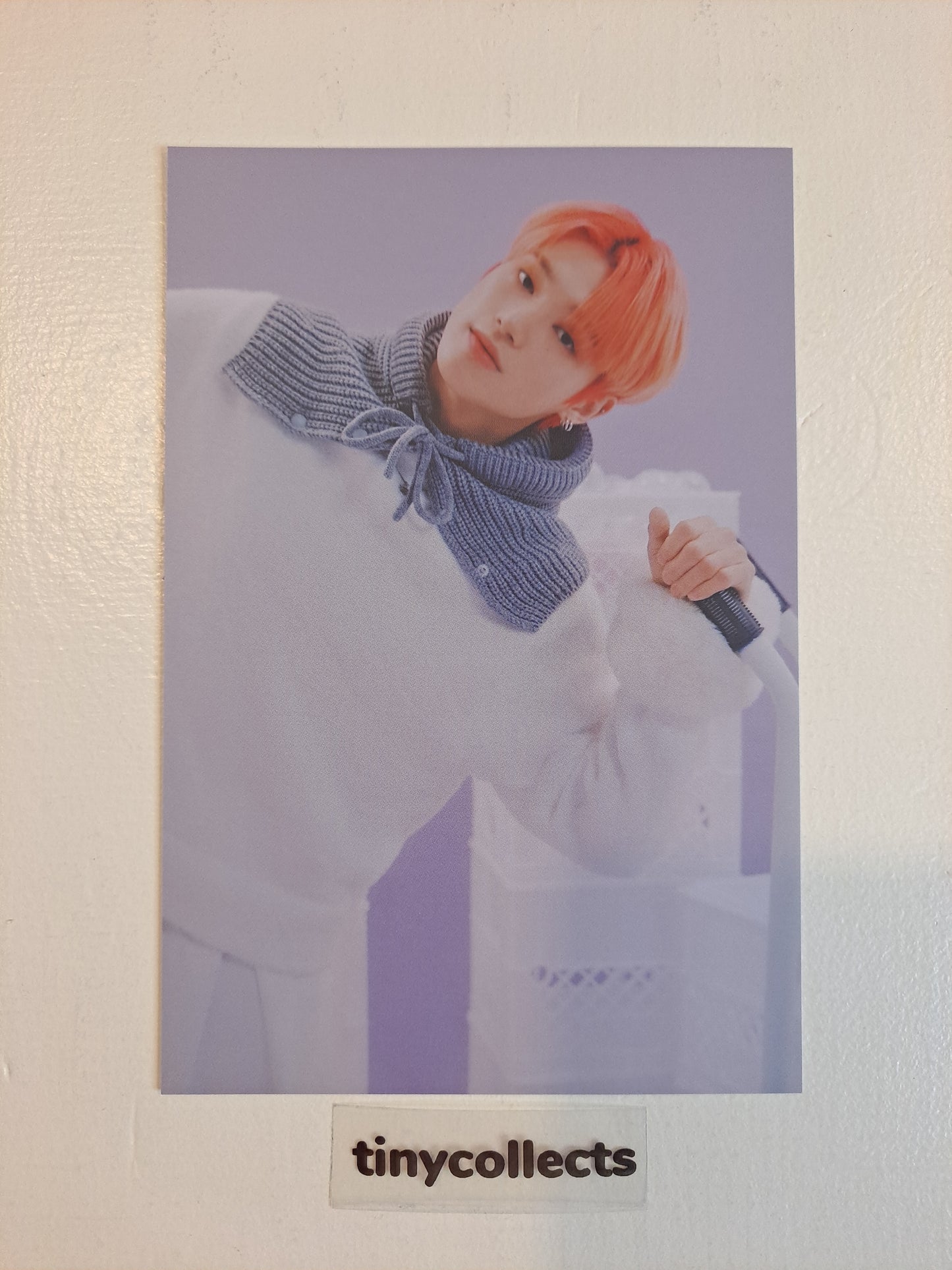 Wooyoung Postcard set Winter Special MD: Snowman Factory ATEEZ