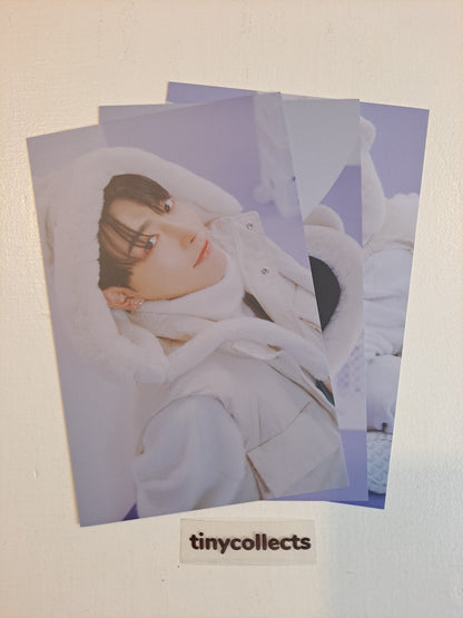 Hongjoong Postcard set Winter Special MD: Snowman Factory ATEEZ