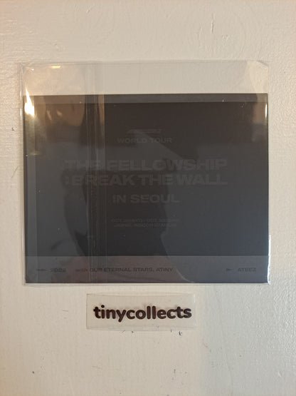 Yunho San Polaroid Blu-ray incl. The Fellowship: Break The Wall in Seoul Tour ATEEZ