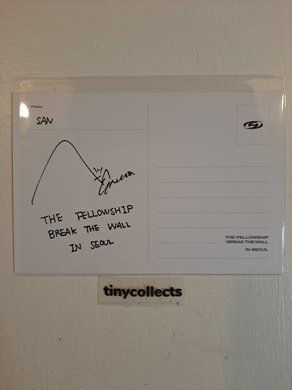 San Postcard Blu-ray incl. The Fellowship: Break The Wall in Seoul Tour ATEEZ