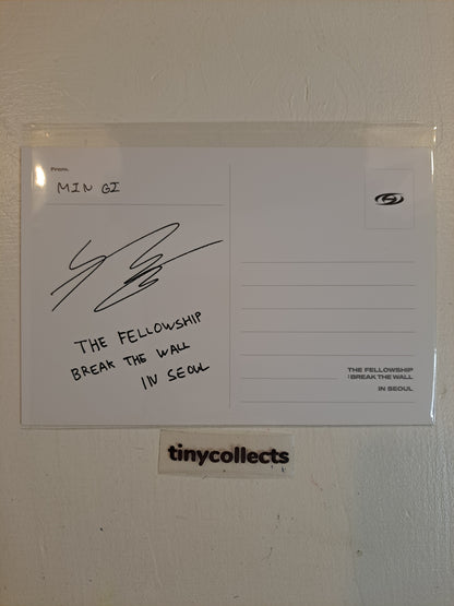 Mingi Postcard Blu-ray incl. The Fellowship: Break The Wall in Seoul Tour ATEEZ