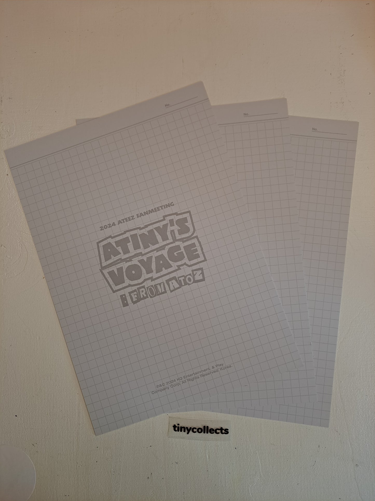 Yunho Poster set Atiny's Voyage: From A to Z MD ATEEZ
