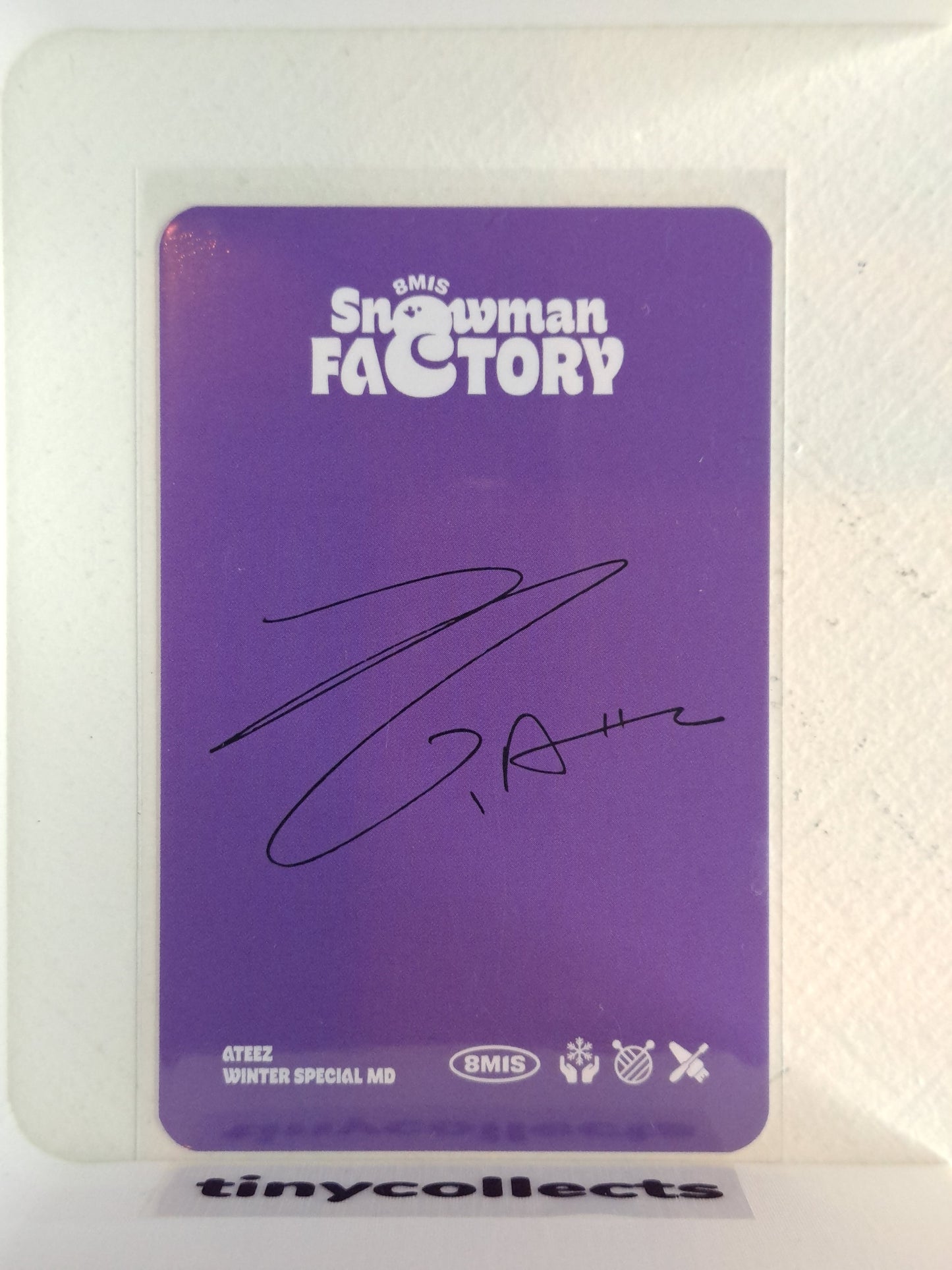 Hongjoong Soundwave pob Snowman Factory MD ATEEZ
