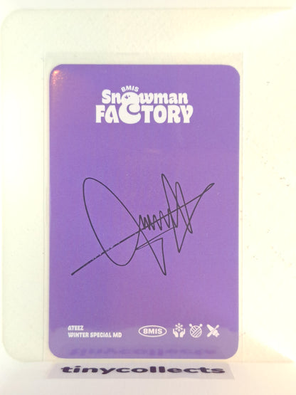 Jongho Soundwave pob Snowman Factory MD ATEEZ